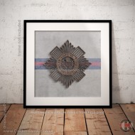 Square Poster Print, Scots Guards Insignia, Wooden Insignia Effect Print, 3 sizes Square Poster Print, Scots Guards Insignia, Wooden Insignia Effect Print, 3 sizes