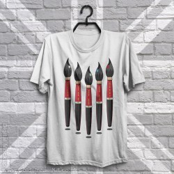 Regimental Paintbrushes, All Guards on Parade T-Shirt Regimental Paintbrushes, All Guards on Parade T-Shirt
