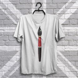 Regimental Paintbrushes, Welsh Guards T-Shirt Regimental Paintbrushes, Welsh Guards T-Shirt