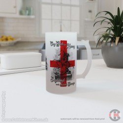 St George and the Dragon, 16oz Frosted Beer Stein