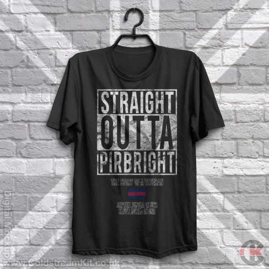 Straight Outta Pirbright, A Veterans Story (Retro/Vintage) T-Shirt