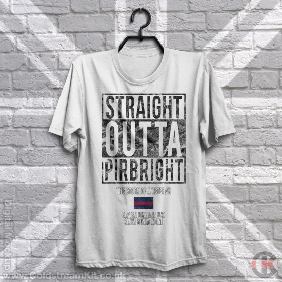 Straight Outta Pirbright, A Veterans Story (Retro/Vintage) T-Shirt