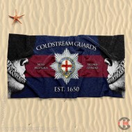 Beach Towel, Bearskins Design, Coldstream Guards 160cm by 80cm Beach Towel, Bearskins Design, Coldstream Guards 160cm by 80cm
