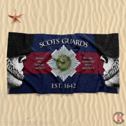 Beach Towel, Bearskins Design, Scots Guards 160cm by 80cm Beach Towel, Bearskins Design, Scots Guards 160cm by 80cm