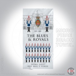 Microfibre Large Towel, The Blues & Royals at Buckingham Palace 160cm by 80cm Microfibre Large Towel, The Blues & Royals at Buckingham Palace 160cm by 80cm