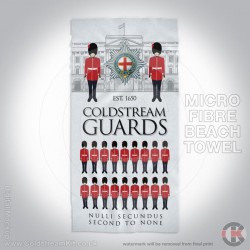 Microfibre Large Towel, Coldstream Guards at Buckingham Palace 160cm by 80cm Microfibre Large Towel, Coldstream Guards at Buckingham Palace 160cm by 80cm