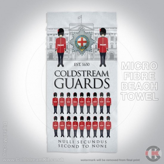 Microfibre Large Towel, Coldstream Guards at Buckingham Palace 160cm by 80cm