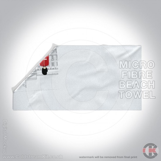 Microfibre Large Towel, Grenadier Guards at Buckingham Palace (Grenade) 160cm by 80cm
