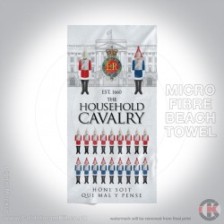 Microfibre Large Towel, Household Cavalry at Buckingham Palace 160cm by 80cm Microfibre Large Towel, Household Cavalry at Buckingham Palace 160cm by 80cm