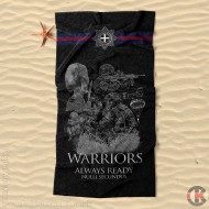 Beach Towel, Warriors Design, Coldstream Guards 160cm by 80cm