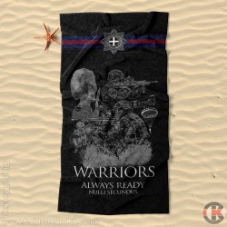 Beach Towel, Warriors Design, Coldstream Guards 160cm by 80cm Beach Towel, Warriors Design, Coldstream Guards 160cm by 80cm