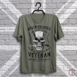 Grumpy Old Veteran (Retro/Vintage) T-Shirt Grumpy Old Veteran (Retro/Vintage) T-Shirt
