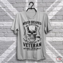 Grumpy Old Veteran (Retro/Vintage) T-Shirt Grumpy Old Veteran (Retro/Vintage) T-Shirt