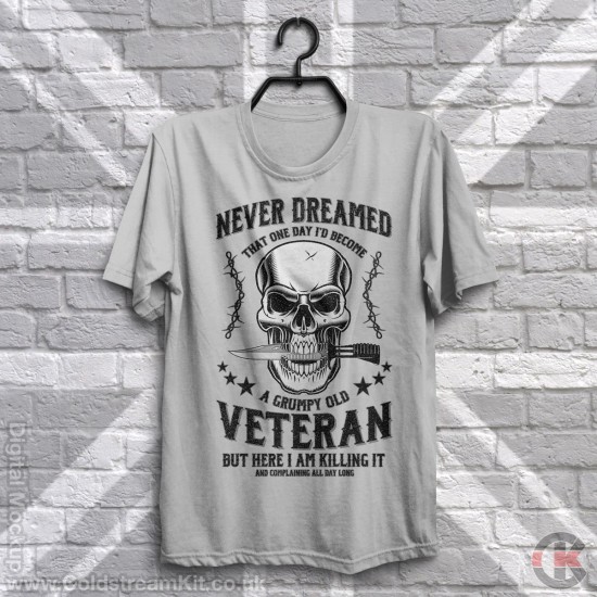 Grumpy Old Veteran (Retro/Vintage) T-Shirt