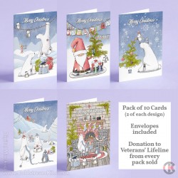 Veterans Lifeline Christmas Cards for 2021 (pack of 10 Cards) plus FREE Wallet/Purse Calendar Cards Veterans Lifeline Christmas Cards for 2021 (pack of 10 Cards) plus FREE Wallet/Purse Calendar Cards