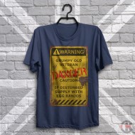 Warning Sign, Grumpy Old Veteran T-Shirt Warning Sign, Grumpy Old Veteran T-Shirt