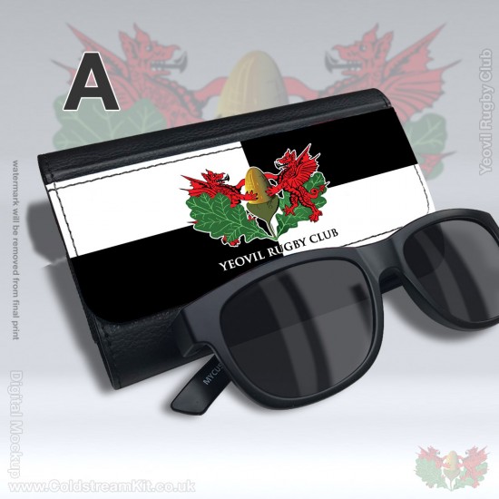 Faux Leather Sunglasses/Glasses Case - Yeovil Rugby Club (FREE Personalisation)