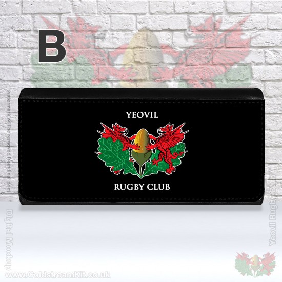 Ladies 3-Fold Purse with Zip & Card Card Holders - Yeovil Rugby Club (FREE Personalisation)