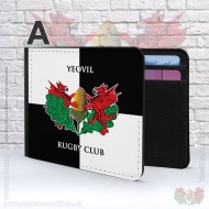 2 Fold Faux Leather Wallet - Yeovil Rugby Club (FREE Personalisation)