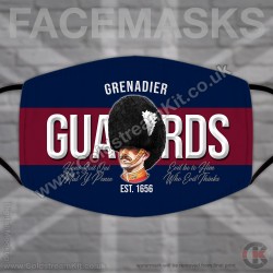 Grenadier Guards Bearskin, Regimental Face Mask (Non Medical Use) - FREE POSTAGE Grenadier Guards Bearskin, Regimental Face Mask (Non Medical Use) - FREE POSTAGE