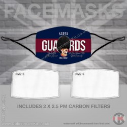 Scots Guards Bearskin, Regimental Face Mask (Non Medical Use) - FREE POSTAGE