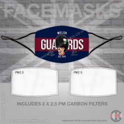 Welsh Guards Bearskin, Regimental Face Mask (Non Medical Use) - FREE POSTAGE Welsh Guards Bearskin, Regimental Face Mask (Non Medical Use) - FREE POSTAGE