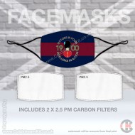 Buttons in Fours, Irish Guards, Regimental Face Mask (Non Medical Use) - FREE POSTAGE Buttons in Fours, Irish Guards, Regimental Face Mask (Non Medical Use) - FREE POSTAGE