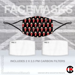 Coldstream Guards Regimental Face Mask (Non Medical Use) - FREE POSTAGE Coldstream Guards Regimental Face Mask (Non Medical Use) - FREE POSTAGE