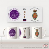 Queen's Platinum Jubilee, Blues and Royals LIMITED EDITION Mug - Design 1 (choose your mug size) Queen's Platinum Jubilee, Blues and Royals LIMITED EDITION Mug - Design 1 (choose your mug size)