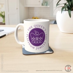 Queen's Platinum Jubilee, Coldstream Guards LIMITED EDITION Mug - Design 2 (choose your mug size)