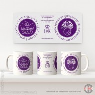 Queen's Platinum Jubilee, Grenadier Guards Grenade LIMITED EDITION Mug - Design 3 (choose your mug size) Queen's Platinum Jubilee, Grenadier Guards Grenade LIMITED EDITION Mug - Design 3 (choose your mug size)