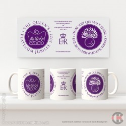 Queen's Platinum Jubilee, Grenadier Guards Grenade LIMITED EDITION Mug - Design 3 (choose your mug size)