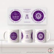Queen's Platinum Jubilee, Household Division LIMITED EDITION Mug - Design 3 (choose your mug size) Queen's Platinum Jubilee, Household Division LIMITED EDITION Mug - Design 3 (choose your mug size)