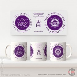 Queen's Platinum Jubilee, Household Division LIMITED EDITION Mug - Design 3 (choose your mug size)