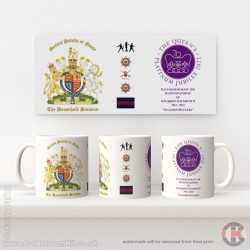 Queen's Platinum Jubilee, Household Division LIMITED EDITION Mug - Design 4 (choose your mug size)