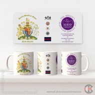 Queen's Platinum Jubilee, Scots Guards LIMITED EDITION Mug - Design 4 (choose your mug size) Queen's Platinum Jubilee, Scots Guards LIMITED EDITION Mug - Design 4 (choose your mug size)