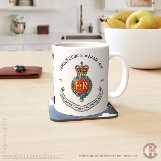 Queen's Platinum Jubilee, Household Cavalry LIMITED EDITION Mug - Design 5 (choose your mug size)