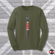 Regimental Paintbrushes, Irish Guards, Sweatshirt Regimental Paintbrushes, Irish Guards, Sweatshirt