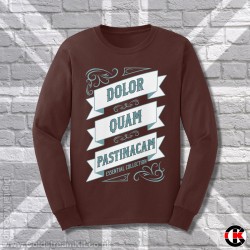 Latin Sweatshirt, Smart as a Carrot, Dolor Quam Pastinacam Latin Sweatshirt, Smart as a Carrot, Dolor Quam Pastinacam