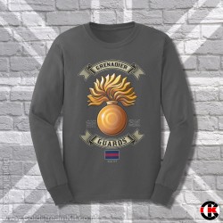 Retro Style (full colour) Grenadier Guards Grenade, Sweatshirt Retro Style (full colour) Grenadier Guards Grenade, Sweatshirt