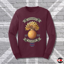 Retro Style (full colour) Grenadier Guards Grenade, Sweatshirt Retro Style (full colour) Grenadier Guards Grenade, Sweatshirt