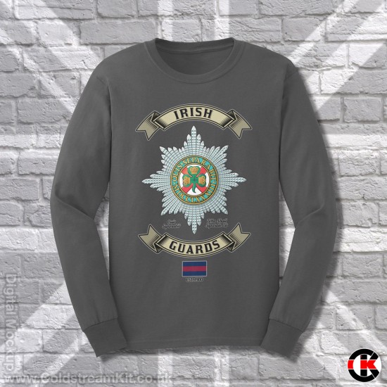 Retro Style (full colour) Irish Guards, Sweatshirt