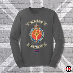 Retro Style (full colour) Welsh Guards, Sweatshirt Retro Style (full colour) Welsh Guards, Sweatshirt
