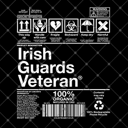 Product Information Warning Irish Guards